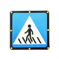 Solar Traffic Led Aluminum Road Sign Stand Board Size Safety Manufacturers Custom Reflective And Meanings Signs Boards